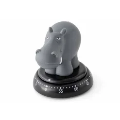 Bengt EK Design Kookwekker Nijlpaard Grijs D7,9xh8,3cm