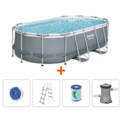 Bestway Zwembad Power Steel met filterpomp 427x250x100 cm