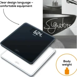 Beurer GS 400 SignatureLine Black Weegschaal met glazen weegplateau