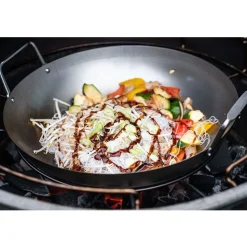 Big Green Egg Carbon Steel Wok voor XLarge, Large