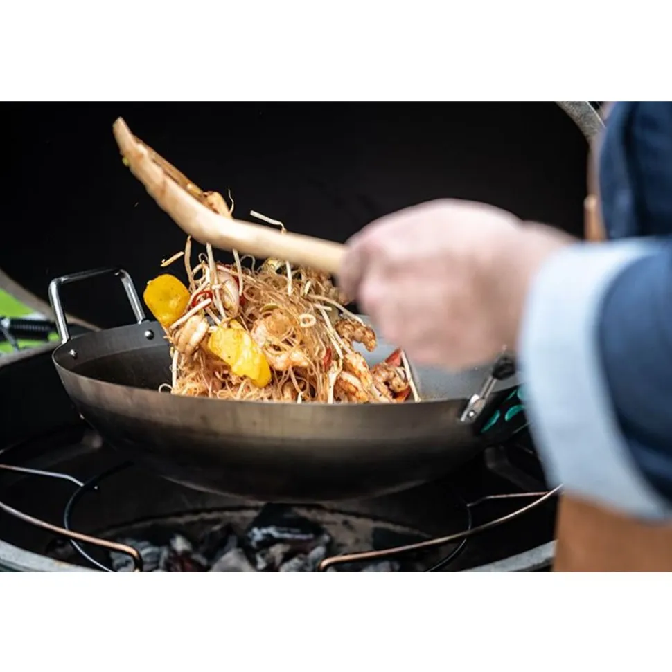 Big Green Egg Carbon Steel Wok voor XLarge, Large
