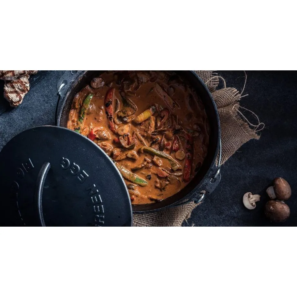 Big Green Egg Cast Iron Dutch Oven