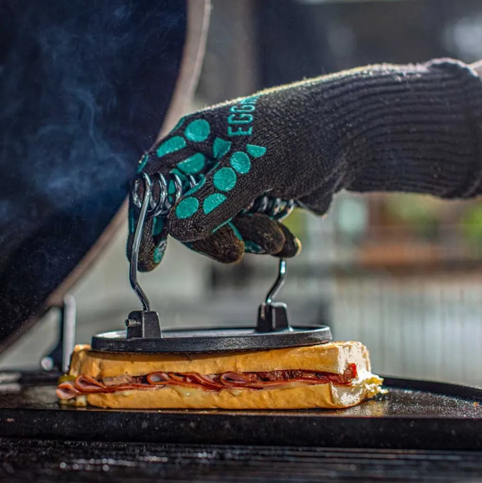 Big Green Egg CAST IRON GRILL PRESS