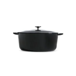BK Bourgogne Stoofpot Ovaal 32cm Jet Black