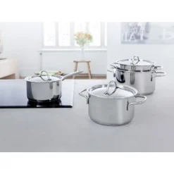 BK  Profiline Steelpan met deksel 16cm