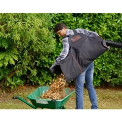 Black & Decker 3000W 3IN1 bladblazer met ruggedragen opvangzak