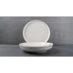 BonBistro Minimal Diep bord 23,5xH4cm wit