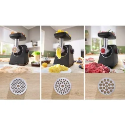 Bosch MFWS440B Serie 4 Vleesmolen MultiPower Series 4 1900 W Zwart