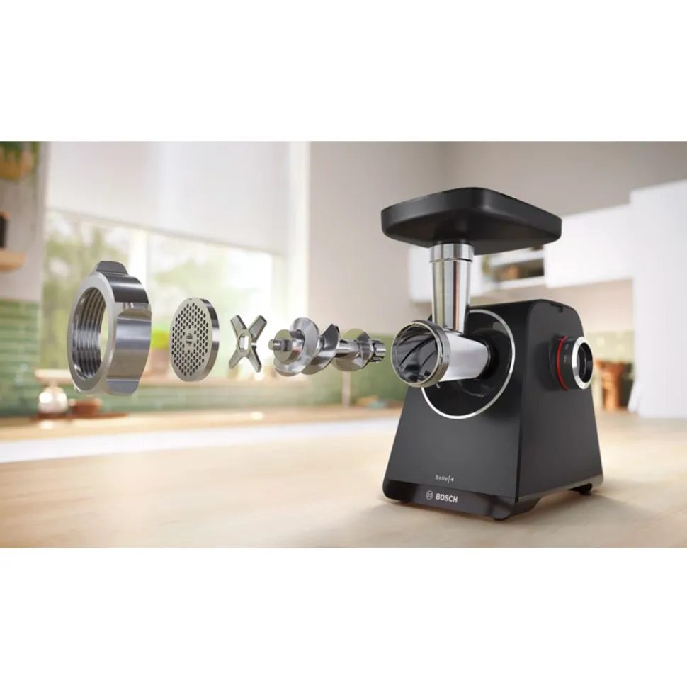 Bosch MFWS440B Serie 4 Vleesmolen MultiPower Series 4 1900 W Zwart