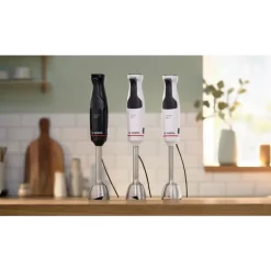 Bosch MSM4W420 Serie 4 Staafmixer ErgoMaster 800 W Wit, Zwart grijs