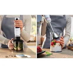 Bosch MSM4W420 Serie 4 Staafmixer ErgoMaster 800 W Wit, Zwart grijs