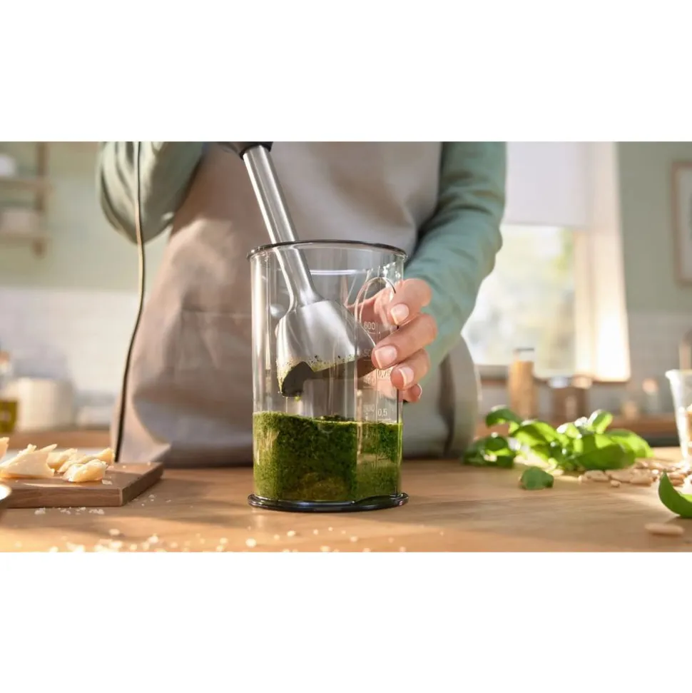 Bosch MSM4W420 Serie 4 Staafmixer ErgoMaster 800 W Wit, Zwart grijs