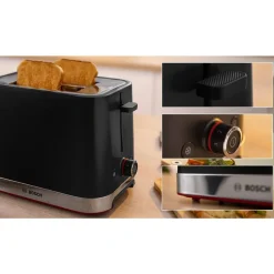 Bosch TAT4M223 MyMoment Compact toaster Black
