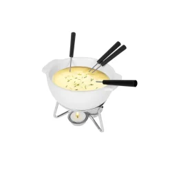 Boska Kaasfondueset Party Wit 0,75l 18x15,5xh 12.8cm Rond