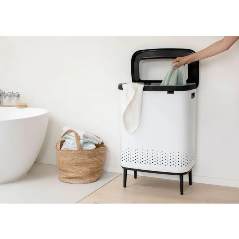 Brabantia Bo Hi wasbox 2x 45 liter White