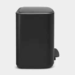Brabantia Bo Pedaalemmer 11+23L mat zwart