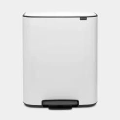 Brabantia Bo pedaalemmer 60 liter met kunststof binnenemmer White