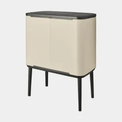 Brabantia Bo Touch Bin afvalemmer 36 liter met kunststof binnenemmer Soft Beige