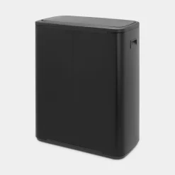 Brabantia Bo Touch Bin Hi 2x30 liter Zwart
