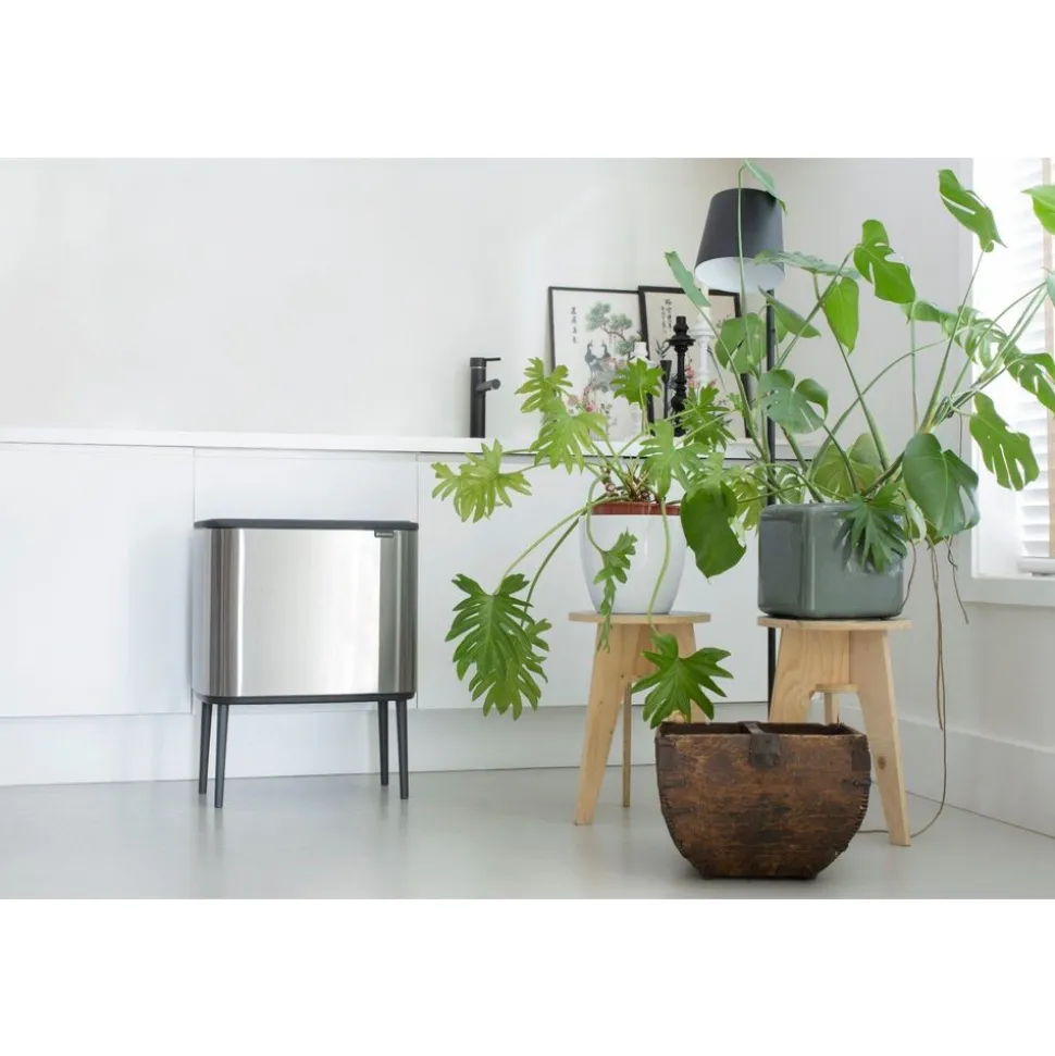 Brabantia Bo Touch Bin 11+23L Matt Steel Fingerprint Proof