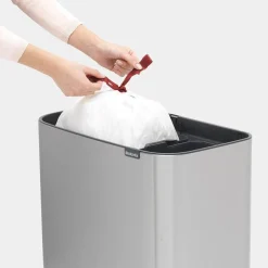 Brabantia Bo Touch Bin 11+23L Matt Steel Fingerprint Proof