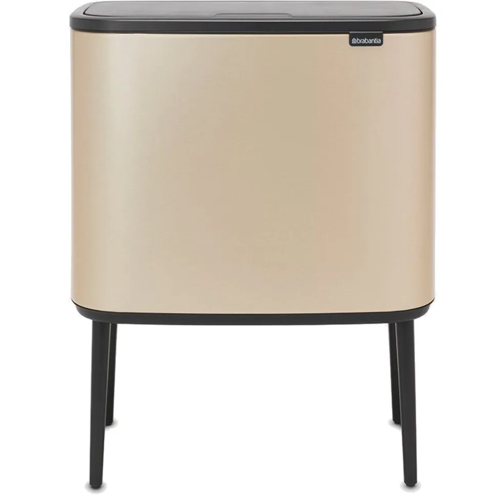Brabantia Bo Touch Bin 11+23L Champagne