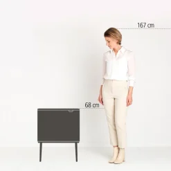 Brabantia Bo Touch Bin 11+23L Champagne