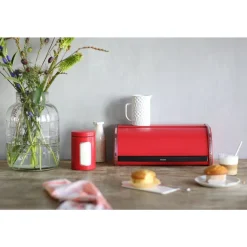 Brabantia Broodtrommel met schuifdeksel Passion Red