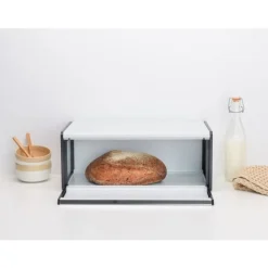 Brabantia Broodtrommel met klepdeksel White