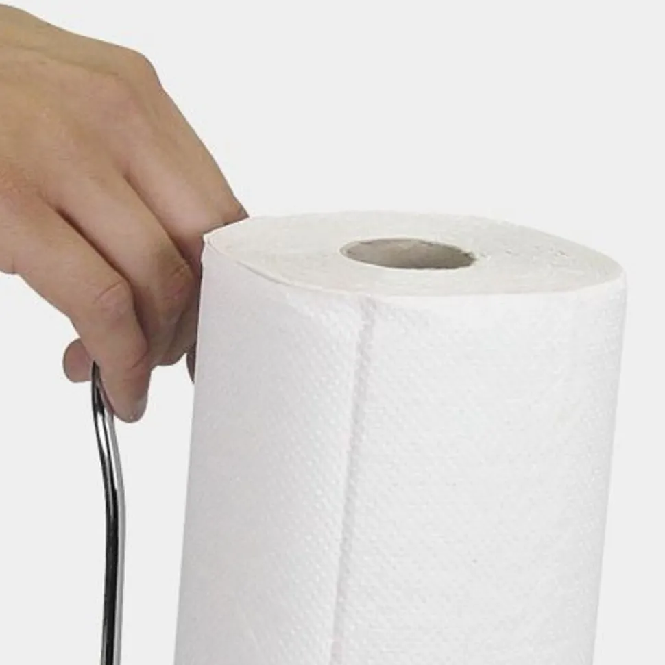 Brabantia Keukenrolhouder staand model Brilliant Steel