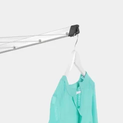 Brabantia Lift-O-Matic Droogmolen 50m met grondanker, Ø 45 mm Metallic Grey