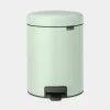 Brabantia NewIcon pedaalemmer 5 liter met kunststof binnenemmer Jade Green