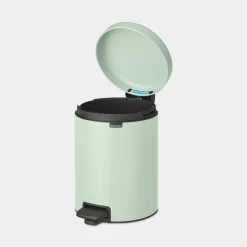 Brabantia NewIcon pedaalemmer 5 liter met kunststof binnenemmer Jade Green