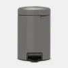 Brabantia NewIcon Pedaalemmer 3L Mineral concrete grey