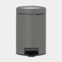 Brabantia NewIcon Pedaalemmer 3L Mineral concrete grey