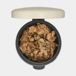 Brabantia NewIcon pedaalemmer 20 liter met kunststof binnenemmer Soft Beige