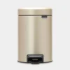 Brabantia NewIcon Pedaalemmer 3L Champagne