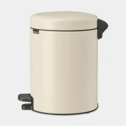 Brabantia NewIcon pedaalemmer 5 liter met kunststof binnenemmer Soft Beige