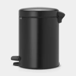 Brabantia NewIcon pedaalemmer 5 liter met kunststof binnenemmer Mineral Infinite Grey