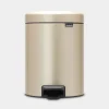 Brabantia NewIcon Pedaalemmer 5L Champagne