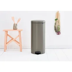 Brabantia NewIcon Pedaalemmer 30L Platinum