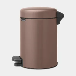 Brabantia NewIcon pedaalemmer 3 liter met kunststof binnenemmer Satin Taupe