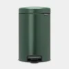Brabantia newIcon pedaalemmer 12 liter met kunststof binnenemmer Pine Green