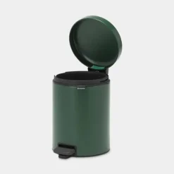 Brabantia newIcon pedaalemmer 5 liter met kunststof binnenemmer Pine Green
