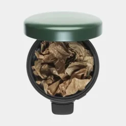 Brabantia newIcon pedaalemmer 5 liter met kunststof binnenemmer Pine Green