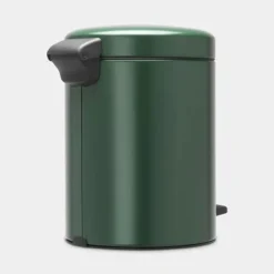 Brabantia newIcon pedaalemmer 5 liter met kunststof binnenemmer Pine Green