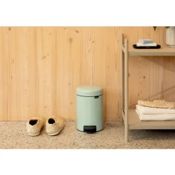 Brabantia NewIcon pedaalemmer 3 liter met kunststof binnenemmer Jade Green