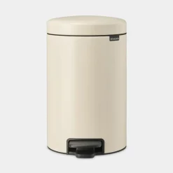 Brabantia NewIcon pedaalemmer 12 liter met kunststof binnenemmer Soft Beige