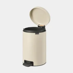 Brabantia NewIcon pedaalemmer 12 liter met kunststof binnenemmer Soft Beige