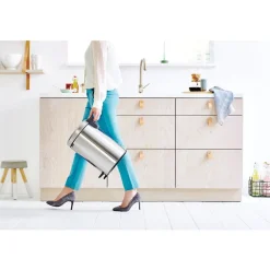 Brabantia NewIcon Pedaalemmer 12L Matt Steel Fingerprint Proof